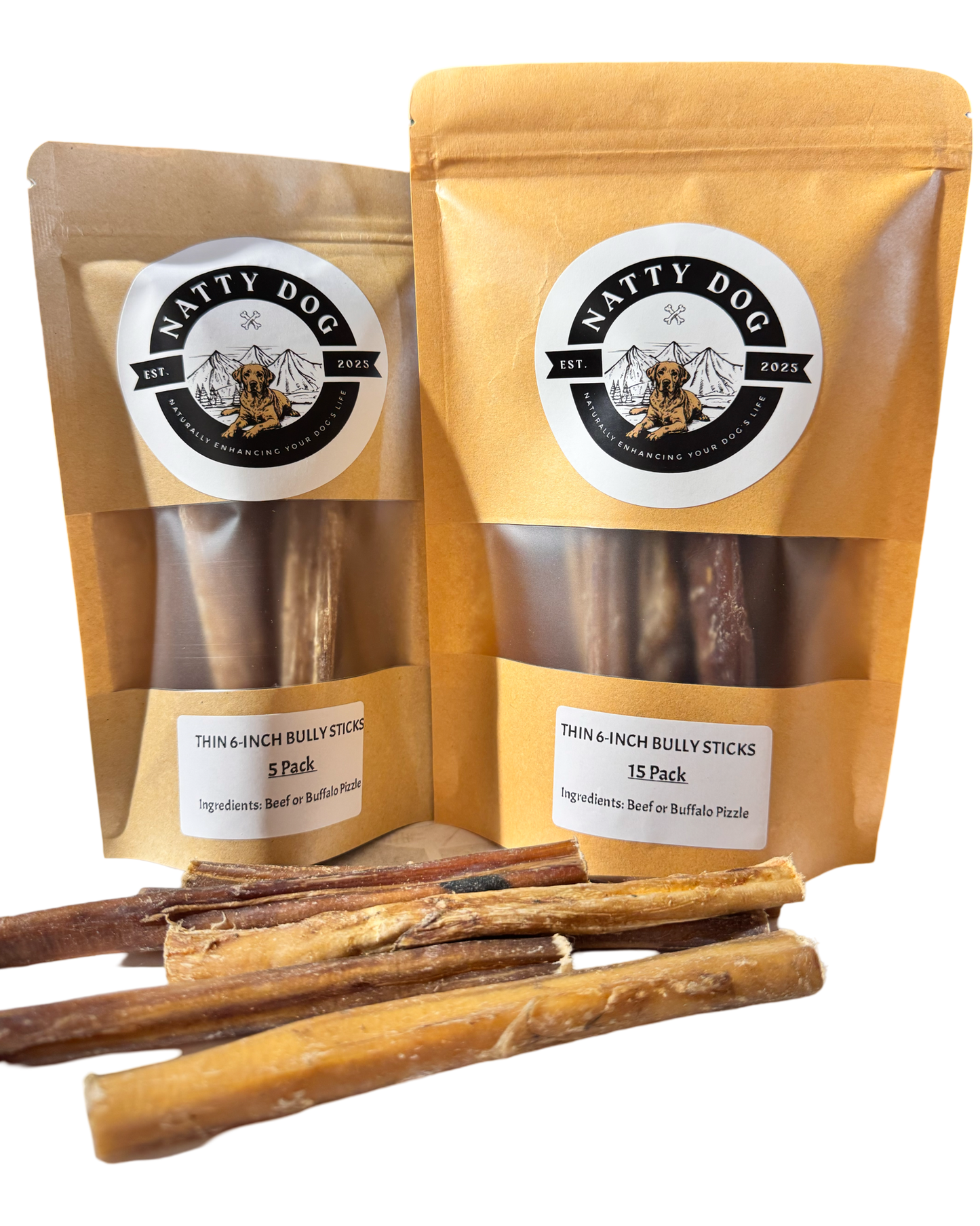 6-Inch Thin Bully Sticks